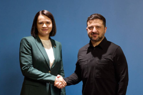 Светлана Тихановская встретилась с Владимиром Зеленским