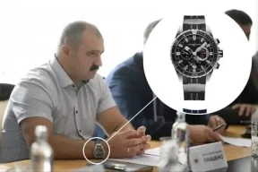 Віктар Лукашэнка засвяціў на пасяджэнні НАК свой гадзіннік — цяжкі люкс